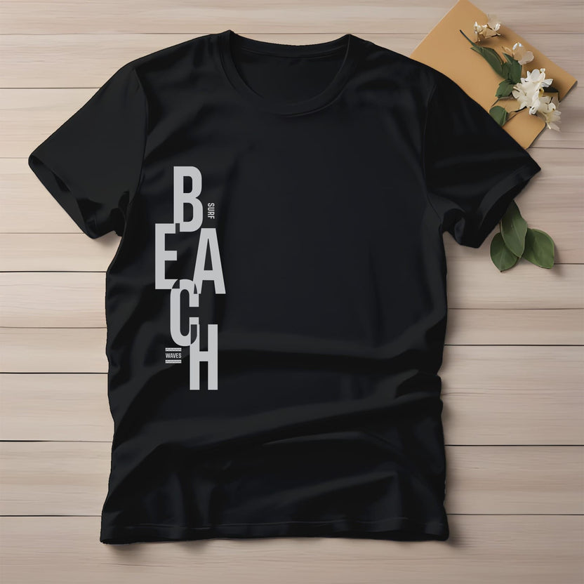 Half Sleeve t-shirt print BEACH