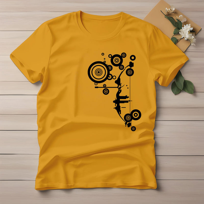 Half Sleeve t-shirt print CHEST DESIGN