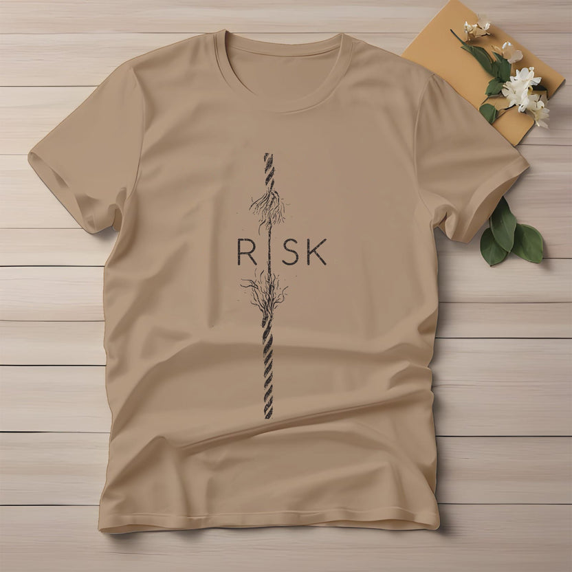 Half Sleeve t-shirt print RISK