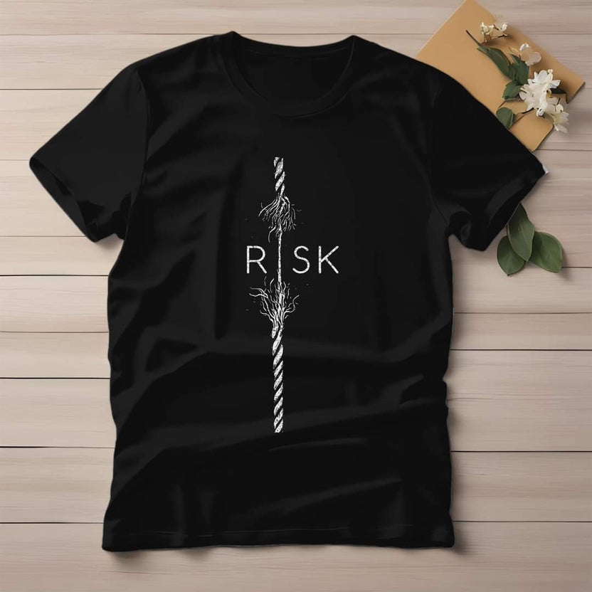 Half Sleeve t-shirt print RISK