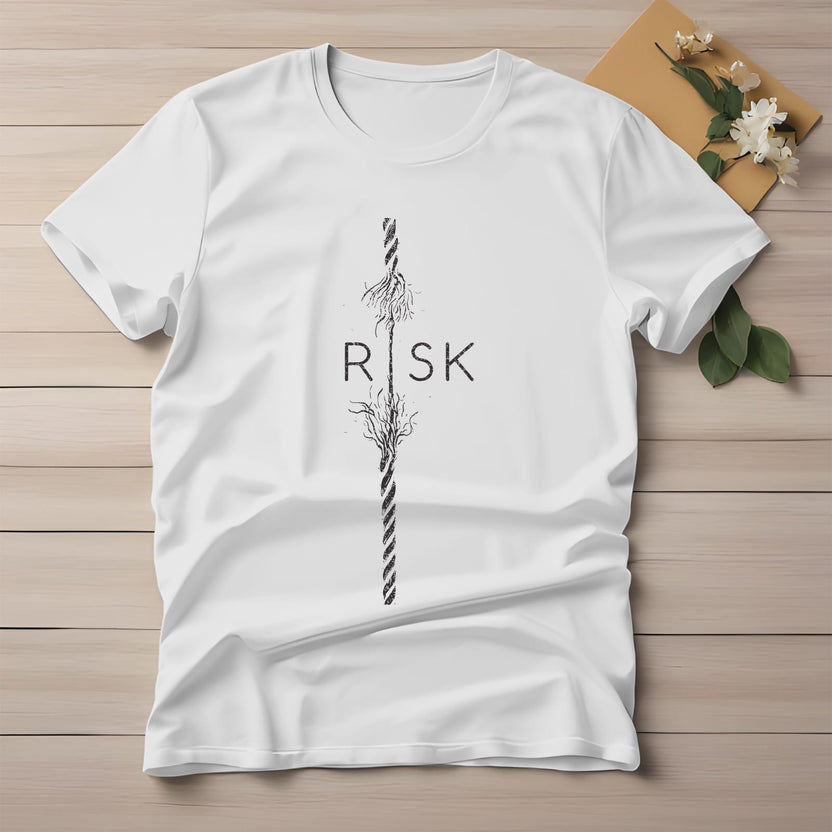 Half Sleeve t-shirt print RISK