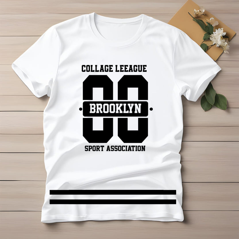 Half Sleeve t-shirt print BROOKLYN
