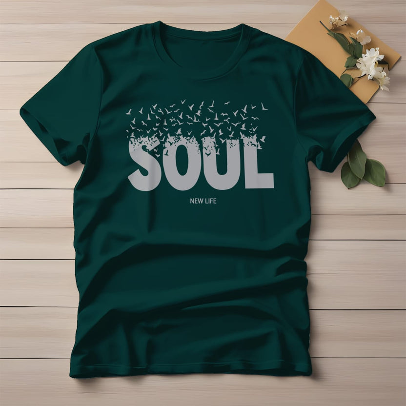 Half Sleeve t-shirt print SOUL