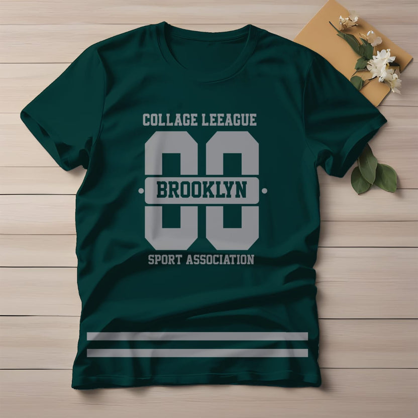 Half Sleeve t-shirt print BROOKLYN