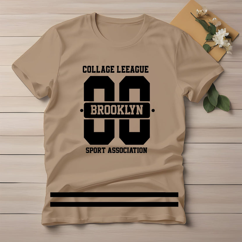 Half Sleeve t-shirt print BROOKLYN