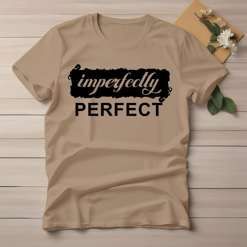Half Sleeve t-shirt print IMPERFECTLY PERFECT