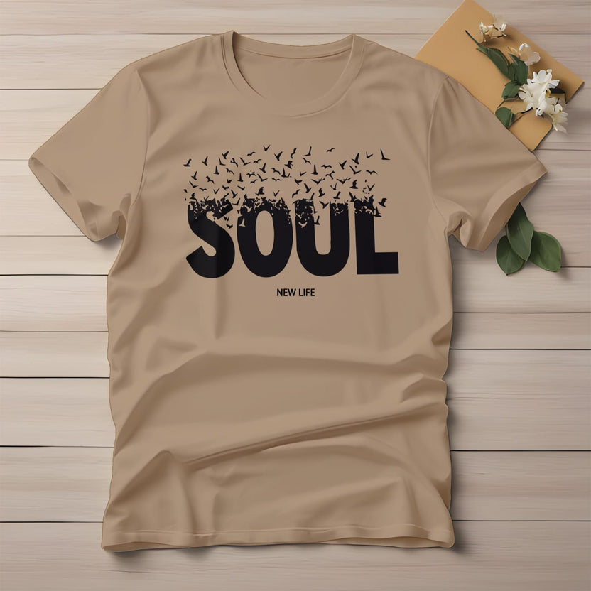 Half Sleeve t-shirt print SOUL