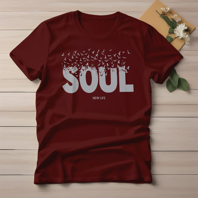 Half Sleeve t-shirt print SOUL