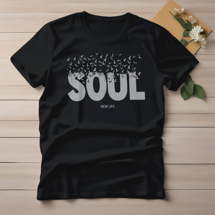 Half Sleeve t-shirt print SOUL