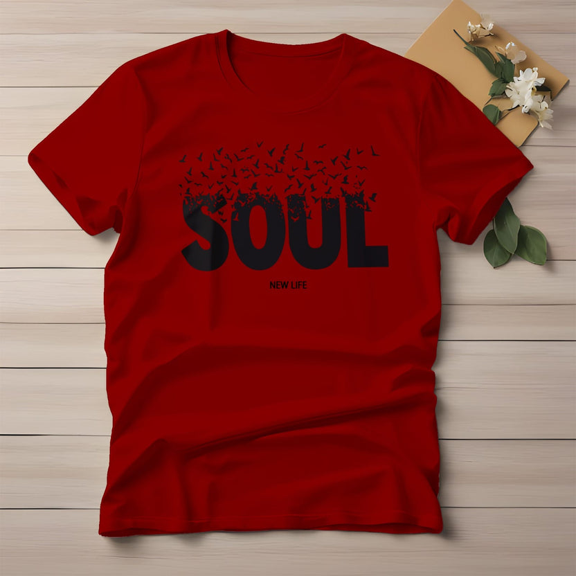 Half Sleeve t-shirt print SOUL