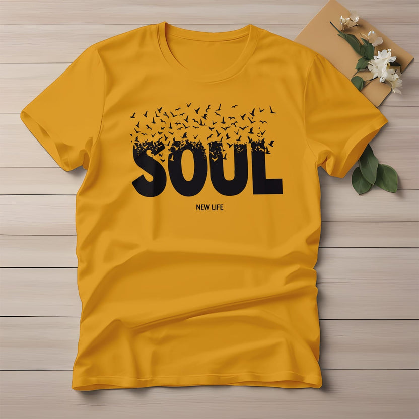 Half Sleeve t-shirt print SOUL