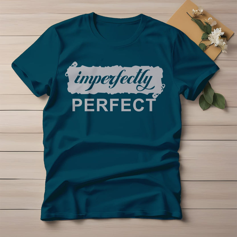 Half Sleeve t-shirt print IMPERFECTLY PERFECT