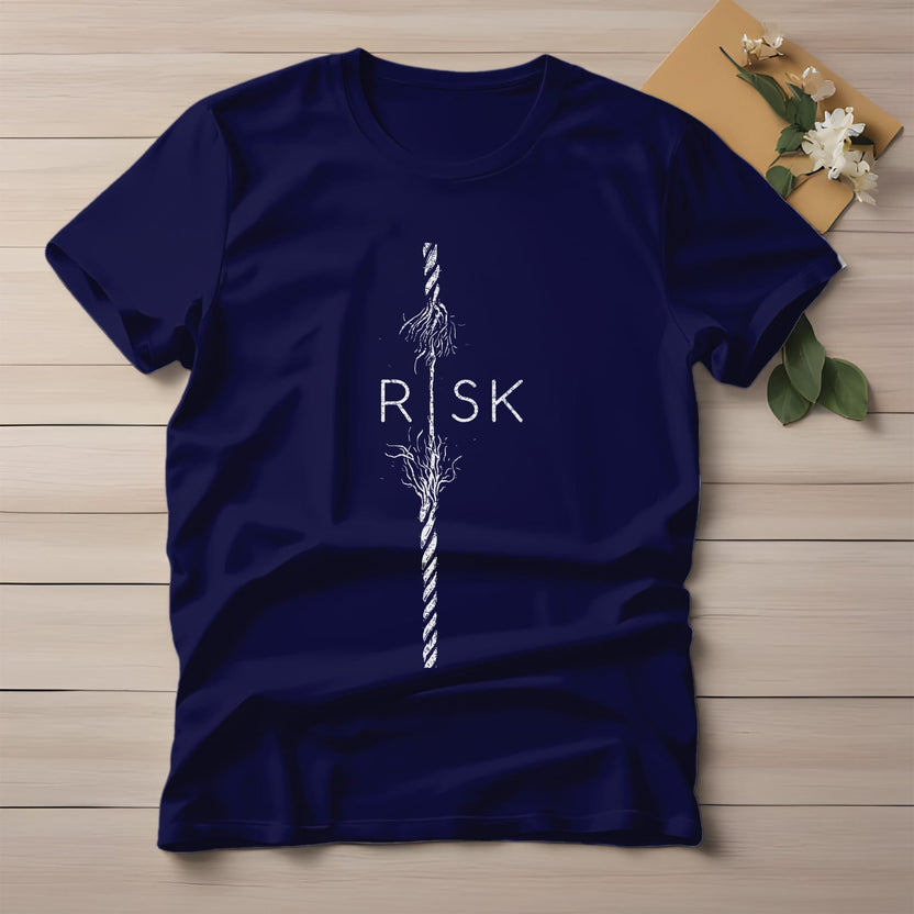 Half Sleeve t-shirt print RISK