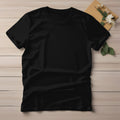Half Sleeve Solid Premium Cotton T-shirt-Black