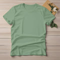 Half Sleeve Solid Premium Cotton T-shirt-Mint