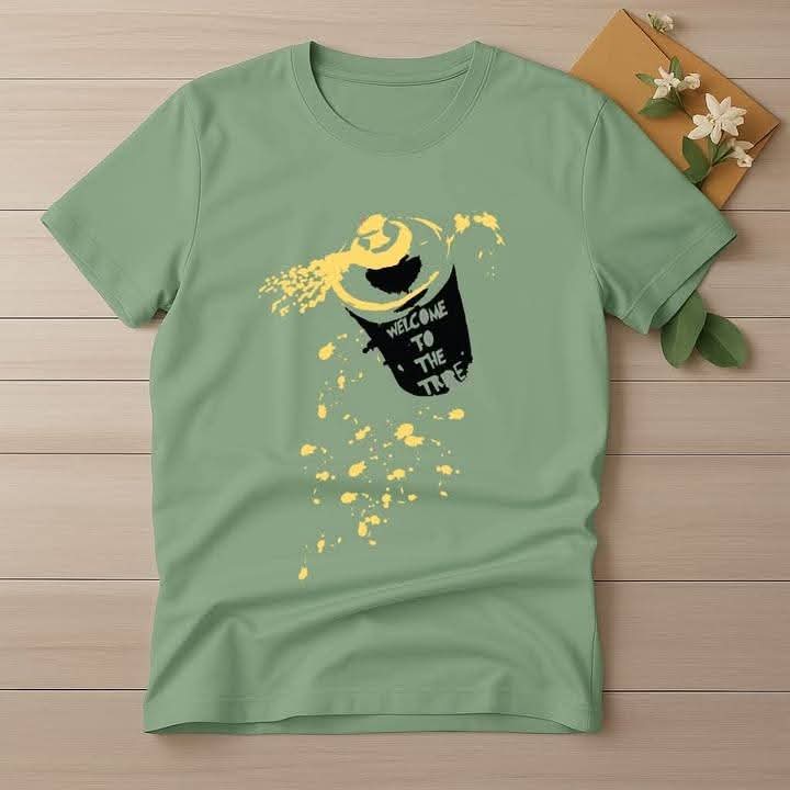 Half Sleeve t-shirt print ALADDIN